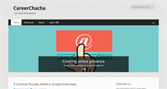 Desktop Screenshot of careerchacha.com